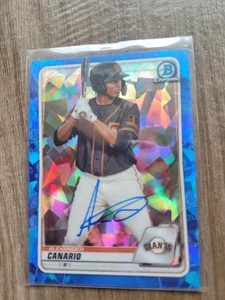 Alexander Canario Signed 2020 Bowman Draft Baseball Card BD-12 Pirates Sapphire - Picture 1 of 2