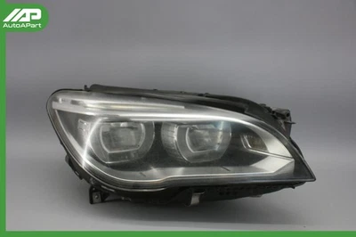 ✅ 13-15 BMW F01 F02 740i 750Li Conjunto de lámparas de faros LED adaptables delanteros OEM Foto 1 de 4