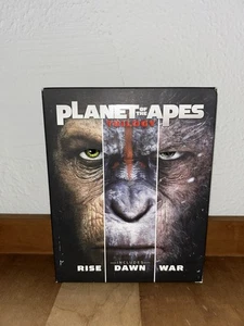 Planet of the Apes Trilogy 4K UltraHD Blu Ray Box Set 3 Movies: Rise, Dawn, War - Picture 1 of 10