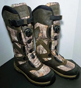Cabelas Gore-Tex Insulated Hunting Boots BOA Ratchet Lace Vibram Sole Men Size 8 - Picture 1 of 11