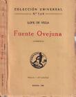 Fuente Ovejuna. Comedia. Lope De Vega. 1935. .