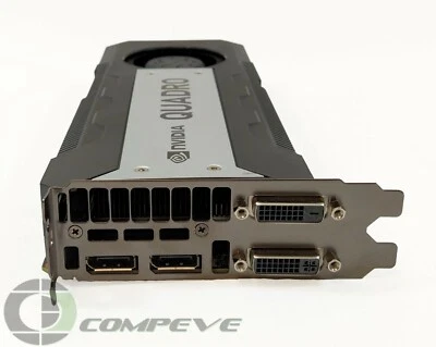 HP Quadro K6000 12GB 384bit PCIE 3 x16 2xDVI 2xDP 713207-002 762007-001 C2J96AT - Image 1 of 4