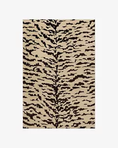 Hand Tufted Tigris Rug Beige/Brown NK Woolen Rug For Bedroom, Living Room Rug - Picture 1 of 5