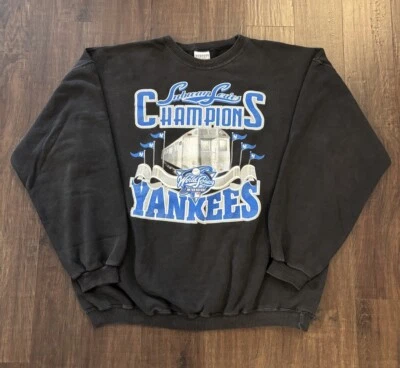 Vintage 2000 New York Yankees Subway Series Champions Crewneck Sweater Mens XL - Image 1 of 4