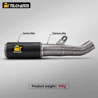 Motorcycle Exhaust Muffler Tips Mid Link Pipe System For Aprilia RSV4 2015-2024 - Imagem 1 de 4