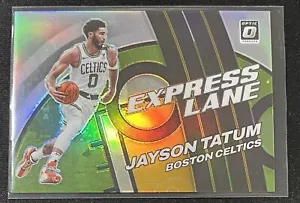 2021-22 Donruss Optic Express Lane verde lime #23 Jayson Tatum /149 Celtics - Foto 1 di 8