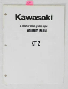 1 Kawasaki KT 12 Gas 2 Stroke Engine Motor Work Shop Manual Service Repair Book - Picture 1 of 7