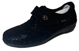 Comfort P-9520 Damen Halbschuhe Schuhe Damenschuhe Leder Gr. 37 42 Schwarz - Bild 1 von 5