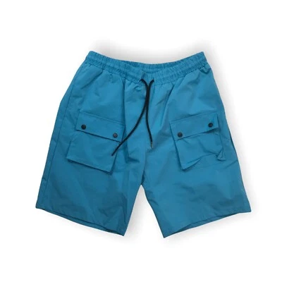 Pantalones Cortos Hudson Outwear Para Hombre 100% AUTÉNTICOS Talla 38 Logo Azul Foto 1 de 4
