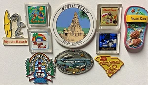 10X Myrtle Beach & South Carolina Souvenirs Fridge Magnet Lot - Picture 1 of 17