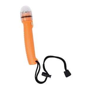 Scuba Choice Diving Safety Waterproof LED Strobe Light w/ Lanyard, Orange - Picture 1 of 4