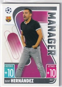 Topps Match Attax Champions League Extra 21/22 MAN 9 Xavi Hernandez Manager - Picture 1 of 1