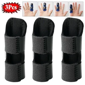 3Pcs Adjustable Trigger Finger Splint Straightener Corrector Brace Support Prote - Picture 1 of 12