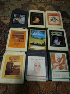Charlie Rich - Lot of (9) 8 Track Tapes Behind Closed Doors Tomorrow Night Best - Picture 1 of 9