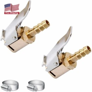 Tire Inflator Chuck 5/16" Hose Barb Car Truck Repair Tools Compressor Tyre Clamp - Picture 1 of 3