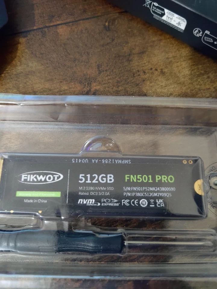 Fikwot FN501 Pro Solid State Drive 512GB - Image 1 of 3