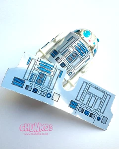 Vintage Kenner Star Wars R2-D2 & R5-D4 Replacement Stickers Repro Decals - Picture 1 of 7