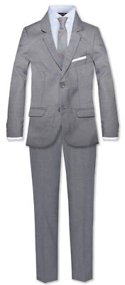 Johnnie Lene Formal Niños Niños Ajustado Calce Ajustado Traje 6 Piezas Ropa de Vestir Ropa Foto 1 de 4