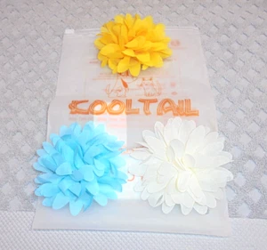 Dog Cat Collar Flowers Embellishments Accents NEW Open Bag Set of 3 - Picture 1 of 4