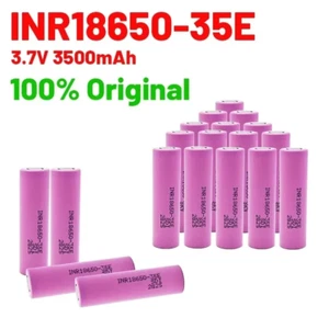 Nuova Batteria Originale 18650 35E 3.7V 3500Mah Scarica 18650 Batteria Agli Ioni - Photo 1/20