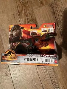Modellino Jurassic World Dominion Pyroraptor Mattel Extreme Damage Nuovo 2021 - Foto 1 di 2