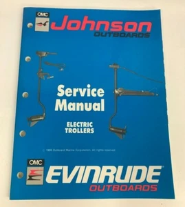 1990 Johnson Evinrude Outboard Service Manual P/N 507869 Electric Trollers - Picture 1 of 3