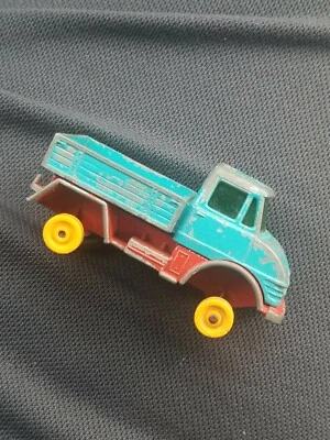 复古 LESNEY(Matchbox 系列)Unimog No. 49,英国制造金属卡车 — 第 1/4 张图片