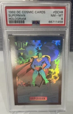 Superman 1992 Hologram DC Cosmic Marvel PSA 8 #dch8 - Image 1 of 4
