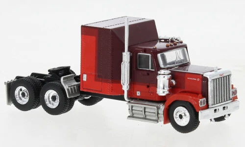 Brekina 85777 GMC General Dark Red, Light Red, 1980, H0, New 2022 - Image 1 of 1