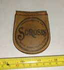 Vintage Sorosis Shoe Manufacturers Advertising Leather? Shoe Shine Cloth Pouch