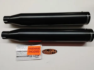 RINEHART 3" SOFTAIL SO BLK W/BLK STRAIGHT END CAPS 1801-0955 - Picture 1 of 4