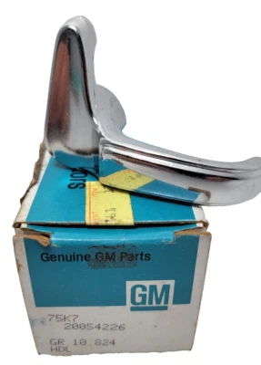 GM OEM 20054226 Manija de ventana de ventilación trasera cromada 1978-87 Chevy Pontiac Buick Foto 1 de 4