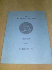 THE BANK OF ENGLAND - HISTORY & FUNCTIONS undated 12 pg - Picture 1 of 1