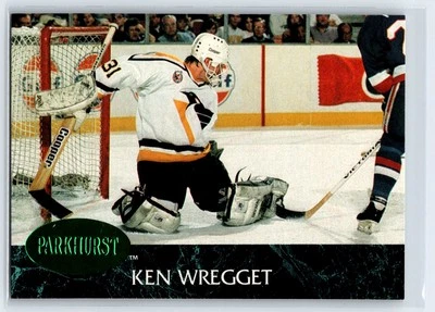 1992-93 Parkhurst Ken Wregget Emerald Ice Parallel Pittsburgh Penguins #371 - Image 1 of 2