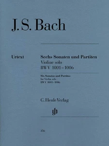 Bach Sonatas & Partitas BWV 1001-1006 Violin Henle Urtext Sheet Music Book - Picture 1 of 1
