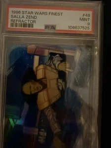 1996 Star Wars Finest Refractor #48 Salla Zend PSA 9 - Picture 1 of 1