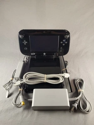 Nintendo Wii U 32GB Console Deluxe Set - WUP-101(02) & WUP-010 - OEM - Tested! - Image 1 of 4