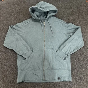 American Giant Hoodie Mens XL Blue Full Zip Heavyweight Sweatshirt Made USA - Picture 1 of 8
