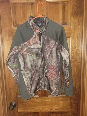 Womens Huntworth Camouflage Large Camo Jacket Foto 1 de 4