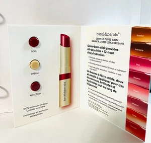 3x bareMinerals Dewy Lipgloss - Balsam Probe Poids Soul+Dream+Affection je 0,11g - Bild 1 von 4