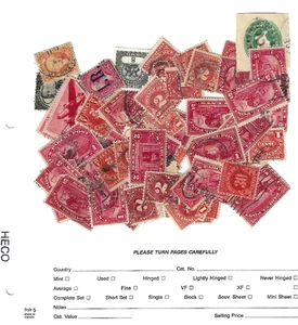Collezione anni 20 ecc retro libro pacchi postali spese di spedizione dovute ecc US 17-15 - Foto 1 di 3