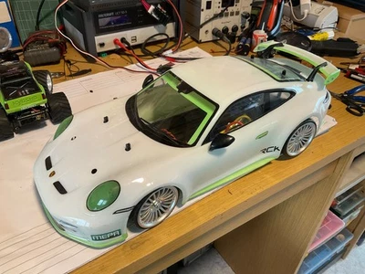 Porsche 911 GT3 / 1:10  Neu nicht gefahren. Mit Motor und Fahrtregler. - Bild 1 von 4