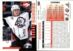 Michal Grosek Signed 1997-98 Score #255 Card Buffalo Sabres AU Autograph Den - Picture 1 of 1