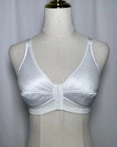Reggiseno Jodee Mastectomia Chirurgica Taglia 34A Bianco Senza Fili Chiusura Frontale Stile 2580 - Foto 1 di 9