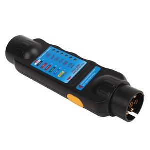 12V 7pin Trailer Towing Lights Wiring Circuit Tester Plug Socket Diagnostic SLS - Picture 1 of 23