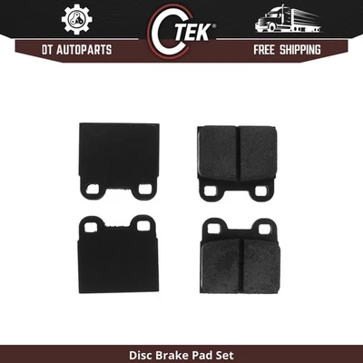 Para Alfa Romeo GTV 1965, 1967-1968 | Pastillas de freno de disco traseras centradas Foto 1 de 4