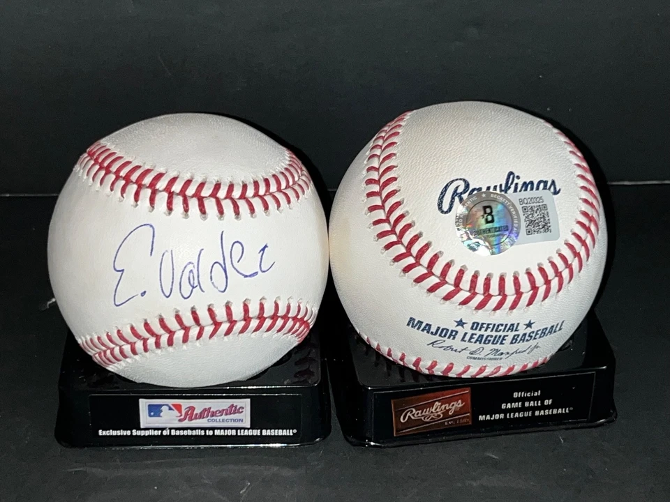 Esmerlyn Valdez Pirates Auto Signed MLB Baseball Beckett Witness Hologram - Image 1 of 1