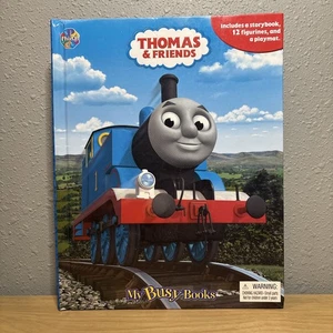 Thomas & Friends My Busy Books With 12 Train Figures And Play Mat - Imagen 1 de 5