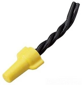 Conector de cable de tuerca de ala IDEAL, 451 amarillo, tarro de 500 - Imagen 1 de 1