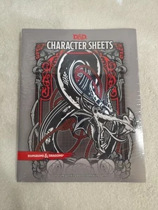 NEW SEALED 2017 DUNGEONS & DRAGONS CHARACTER SHEETS D&D - Picture 1 of 3